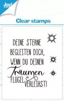 Sterne Text DE 4 - Stempel - Joycrafts