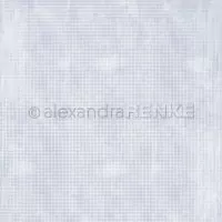Kariert auf Taubenblau - Alexandra Renke - Designpapier -12"x12"