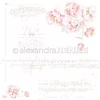 Pfingstrosen Wish - Alexandra Renke - Designpapier - 12"x12"