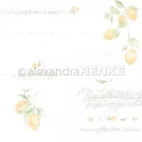 Zitronen Friendly Alexandra Renke Scrapbookingpapier
