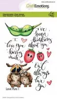 Love Puns 1 - Carla Creaties - Clear Stamps - CraftEmotions
