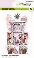 Old Window - Decoration X-mas - Clear Stamps - CraftEmotions