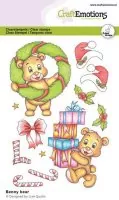 craftemotions clearstamps Benny Bear Lian Qualm