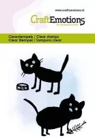 Kitty & Fish Clear Stamps CraftEmotions