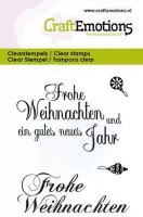Weihnachtstext (DE) - Clear Stamps - CraftEmotions
