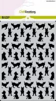 Odey & Friends - Dogs A5 - Stencils - CraftEmotions