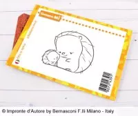 Riccio Baby Impronte D'Autore Gummistempel