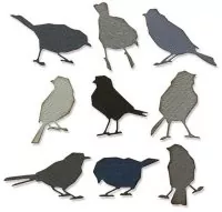Silhouette Birds - Thinlits - Stanzen - Tim Holtz - Sizzix