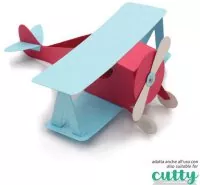 Aeroplanino 3D - Stanzen - Impronte D'Autore
