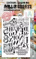 AALL & Create - Mirrored Alphas - Clear Stamps #337