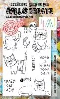 AALL & Create - Felines - Clear Stamps #408
