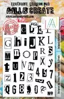 AALL & Create - Snippet Alphabet - Clear Stamps #456