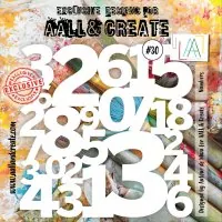 Numbers - Schablone #30 - AALL & Create