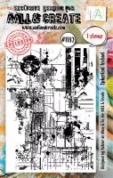 AALL & Create - Spherical Textual - Clear Stamps #1182