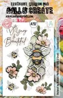 AALL & Create - Beautiful Bees - Clear Stamps #797