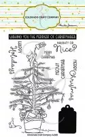 Christmas Tree Cat - Stempel - Colorado Craft Company