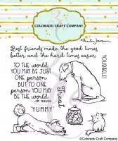 Treat Yourself Clear Stamps Colorado Craft Company by Anita Jeram