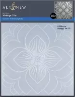 Vintage Tile 3D Embossing Folder by Altenew