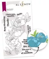 Prim Peonies - Clear Stamps - Altenew