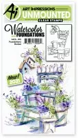 WC Foundations Rocker - Watercolor Clear Stamps - Art Impressions