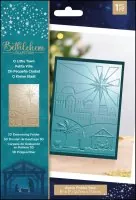 Bethlehem Collection - 3D Embossing Folder - O Little Town - Crafters Companion
