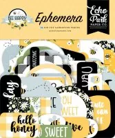 Bee Happy - Ephemera - Die Cut Embellishment - Echo Park Paper Co