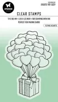 Laurens Nr. 349 Flying Hearts - Clear Stamps - Studio Light