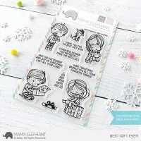 Best Gift Ever Clear Stamps Mama Elephant