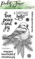 A Christmas Hello - Clear Stamps - Picket Fence Studios