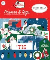 Merry Christmas - Frames & Tags - Die Cut Embellishment - Carta Bella