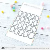 Little Kangaroo Agenda - Creative Cuts - Stanzen - Mama Elephant