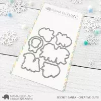 Secret Santa - Creative Cuts - Stanzen - Mama Elephant