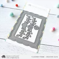 Flourish Frame - Creative Cuts - Stanzen - Mama Elephant