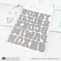 Marquee Letters - Creative Cuts - Stanzen - Mama Elephant