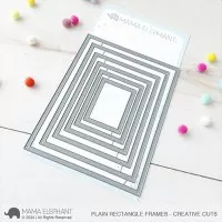 Plain Rectangle Frames - Creative Cuts - Dies - Mama Elephant