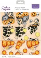 Trick or Treat - 3D Topper Pad - Die Cut Embellishment - Crafters Companion