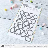 Little Sloth Agenda - Creative Cuts - Mama Elephant