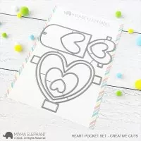 Heart Pocket Set - Creative Cuts - Stanzen - Mama Elephant