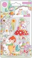 Let Spring Begin - Bunny - Clear Stamps - Craft Consortium