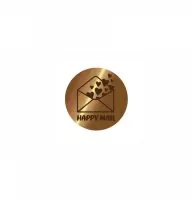 Wax Seal Stamp - Happy Mail 1 - Siegelstempel - Carlijn Design