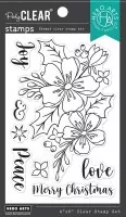 Christmas Rose - Clear Stamps - Hero Arts
