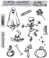 Halloween Doodles - Rubber Stamps - Tim Holtz - Stampers Anonymous