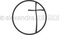 Kreuz im Kreis - Stanzen - Alexandra Renke