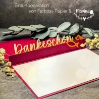 Dankeschön - Stanze - FarbTon Papier