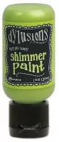 Dylusions Shimmer Paint - Flip Cap Bottle - Fresh Lime - Ranger