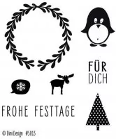 Frohe Festtage - Clear Stamps - Dini Design