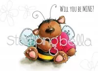 Bee Mine - Rubber Stamps - Stamping Bella