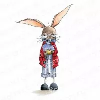 Oddball March Hare - Rubber Stamps - Stamping Bella