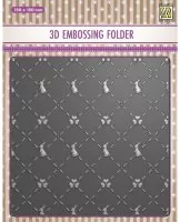 3-D Embossing Folder - Bunny's and Clovers - Nellie's Choice