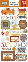Fall Fever - Chipboard Phrases Embellishment - Echo Park Paper Co